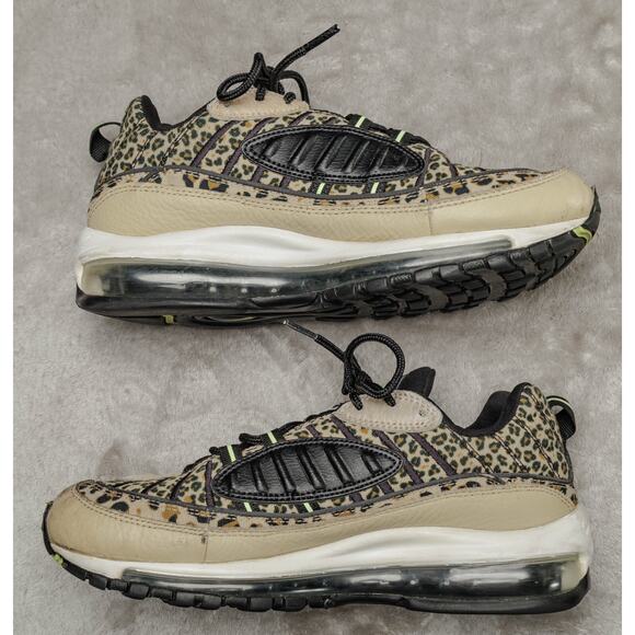 Nike Air Max 98 Premium Animal Pack Leopard Print Sneakers Womens 9 BV1978-200 - Picture 2 of 16
